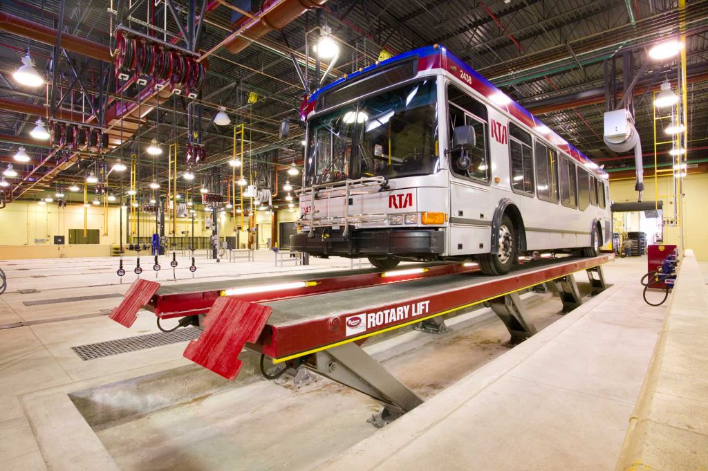 Transit Design GCRTA Triskett Bus Maintenance Facility Cleveland 