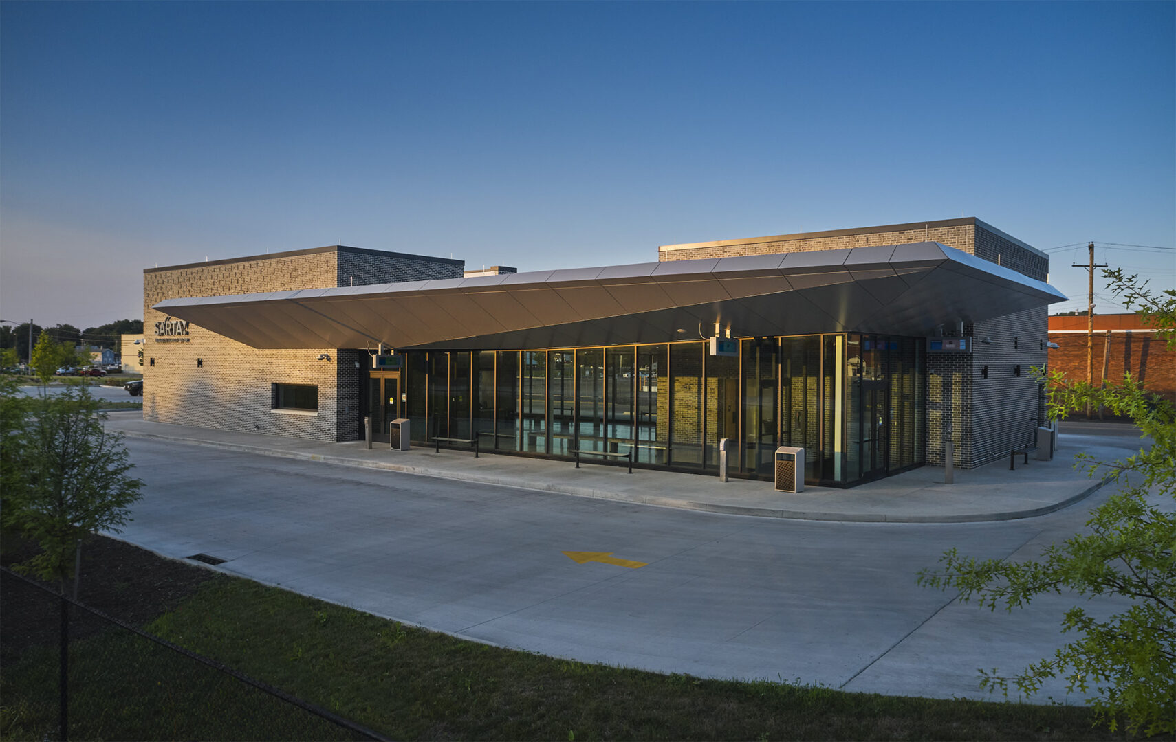 bus station exterior